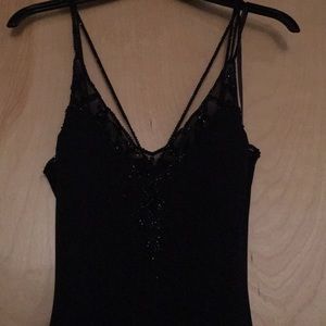 Black evening gown Casadei size small